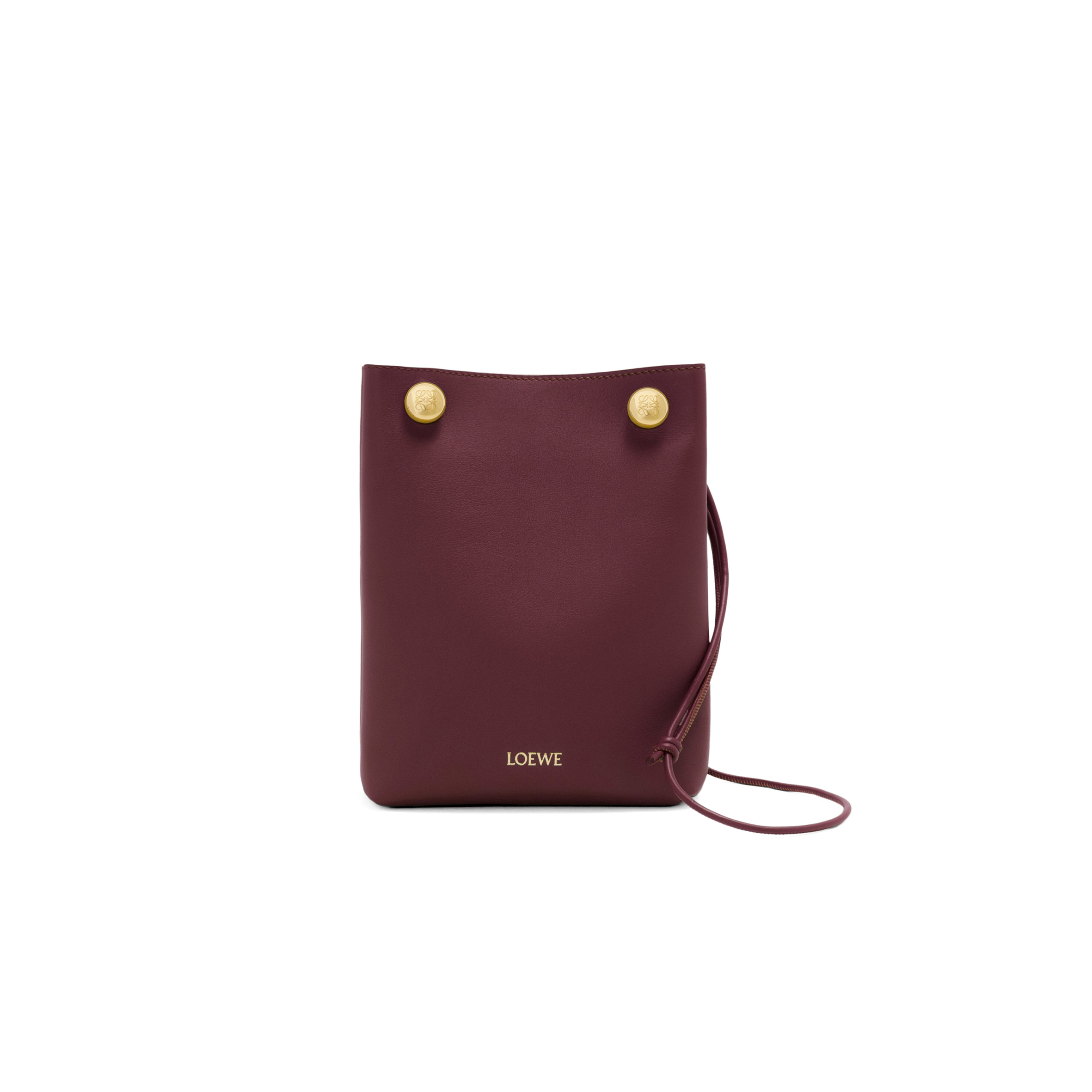 LOEWE PEBBLE POUCH IN SMOOTH CALFSKIN CANBSPPX01 (17*21.5*7cm)